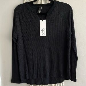Bobi Long Sleevee Black Thermal XS